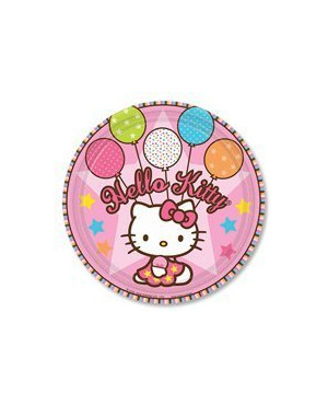 Тарелка Hello Kitty 17см 8шт